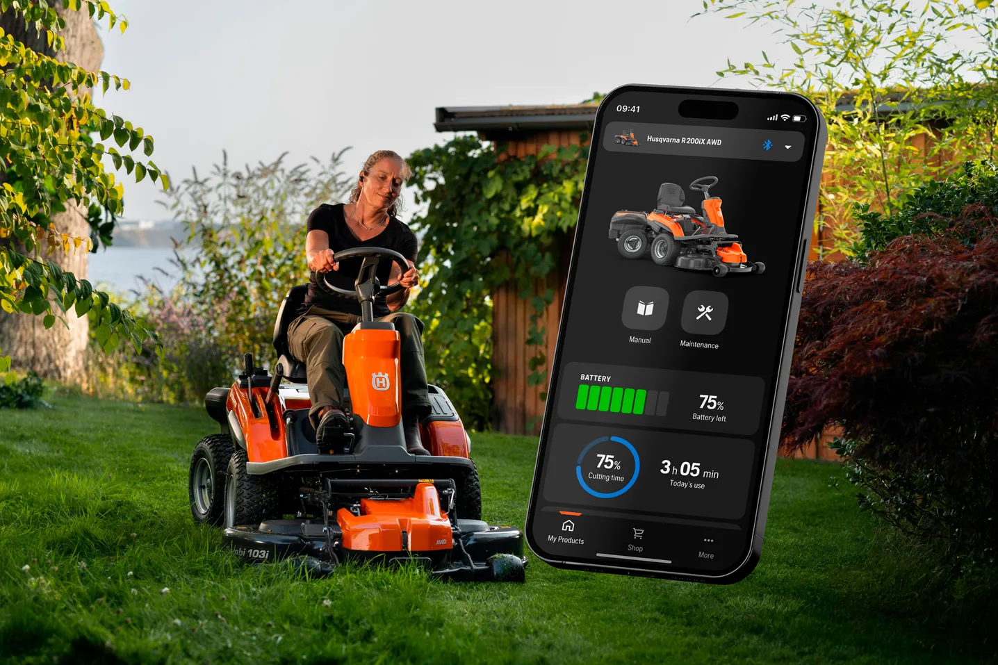 Husqvarna åkgräsklippare