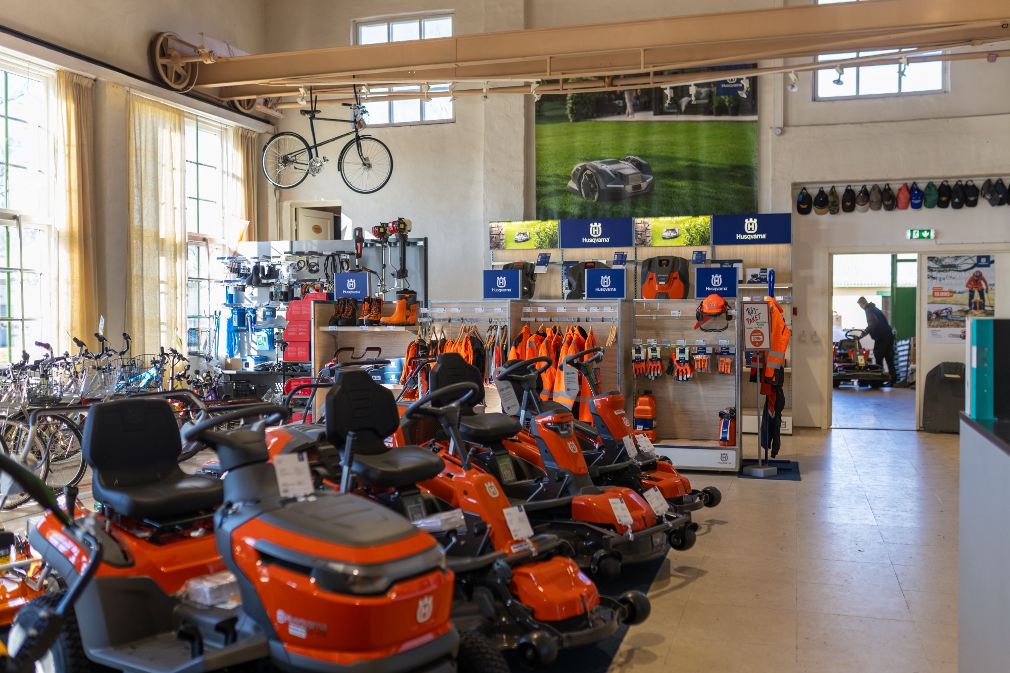 Showroom gräsklippare